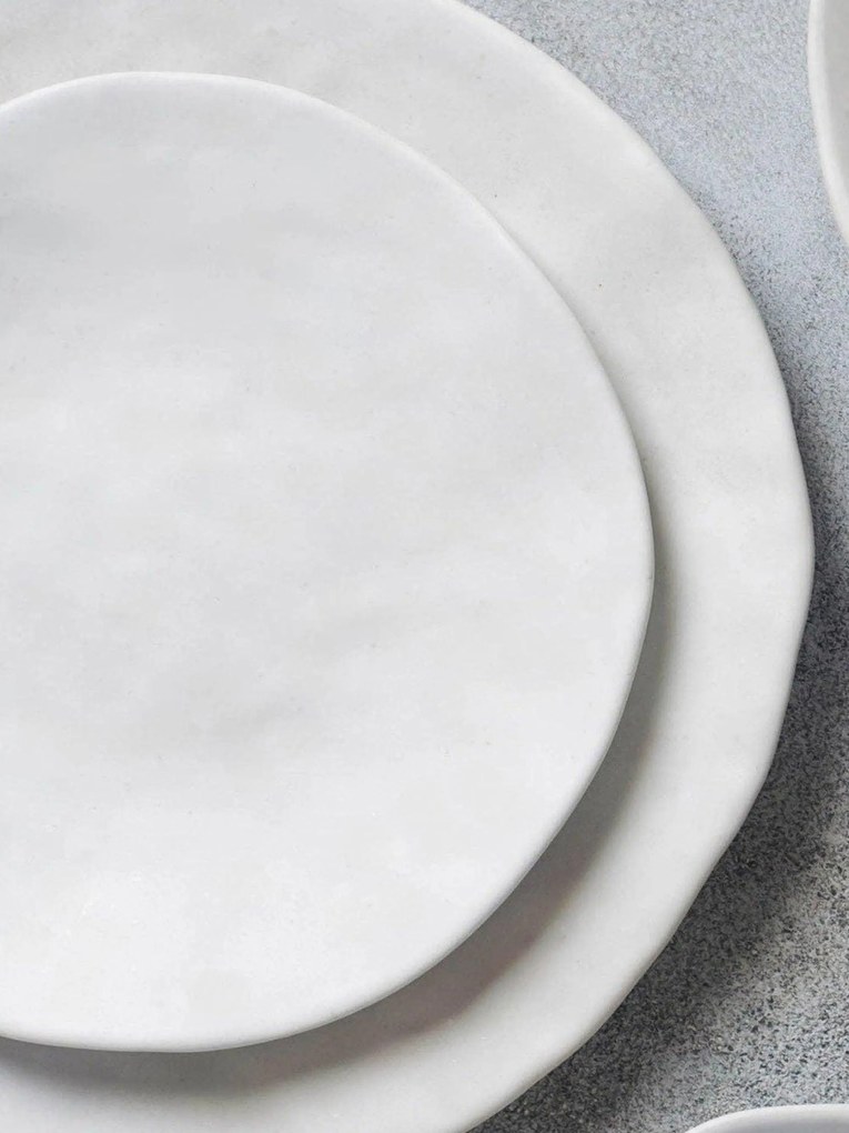 Handgemaakte saladeborden Pure, 4-delig