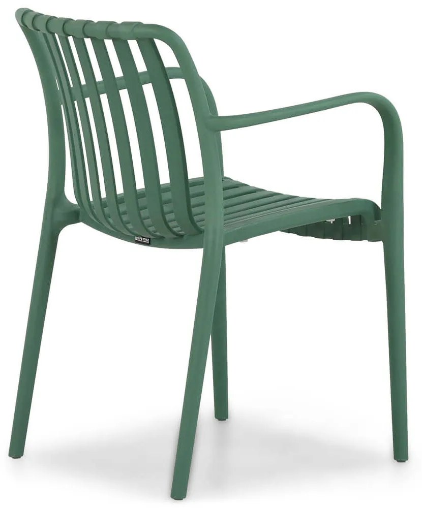 Tuinstoel stapelbaar Kunststof Groen Lifestyle Garden Furniture Alano