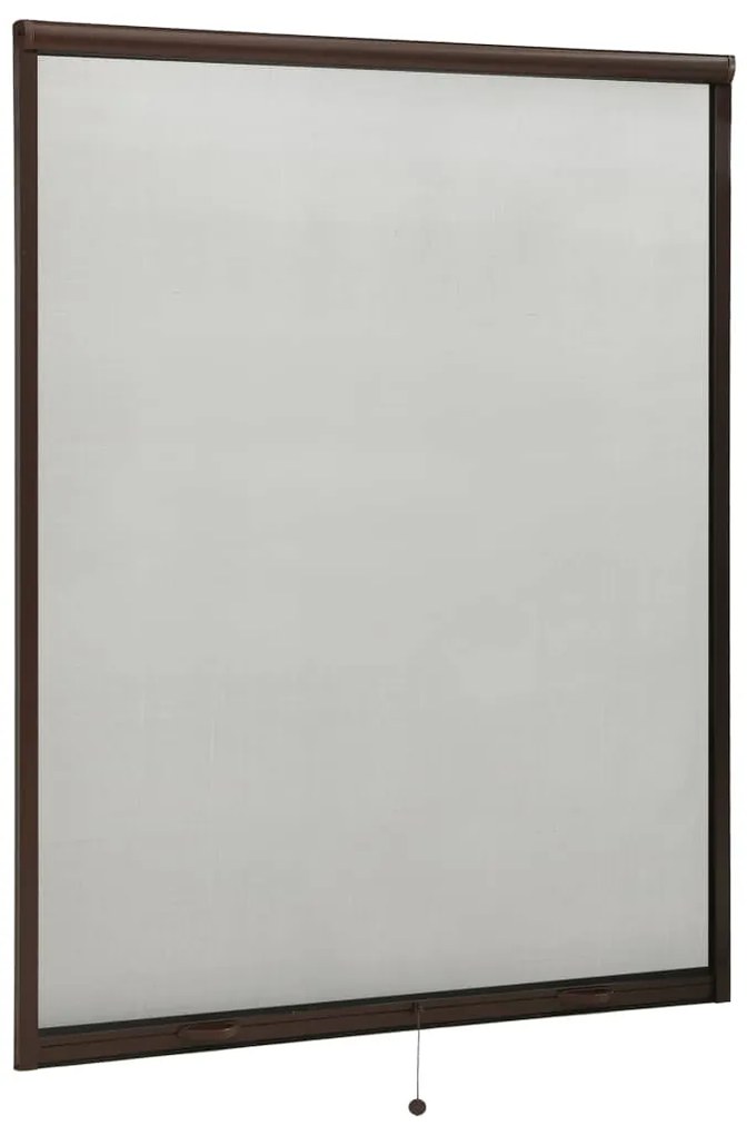 vidaXL Raamhor oprolbaar 140x170 cm bruin