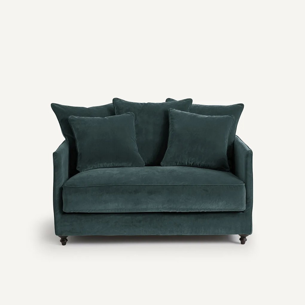 2-zits omvormbare bank van fluweel, Lazare