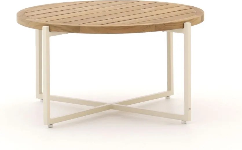 Loungetafel Apple Bee | Rond  | Tuintafel Teakhout | Ø74cm | Kees Smit Tuinmeubelen