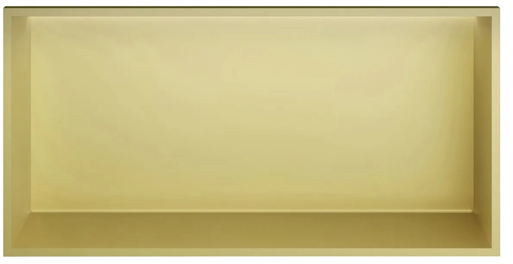 Hotbath &More inbouwnis met verlichting 30x60x10cm geborsteld messing PVD