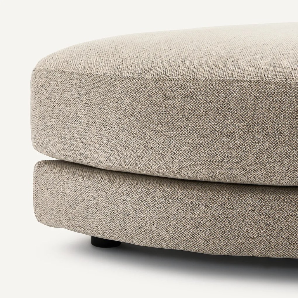 Modulaire voetensteun in tweed, TIBERIO