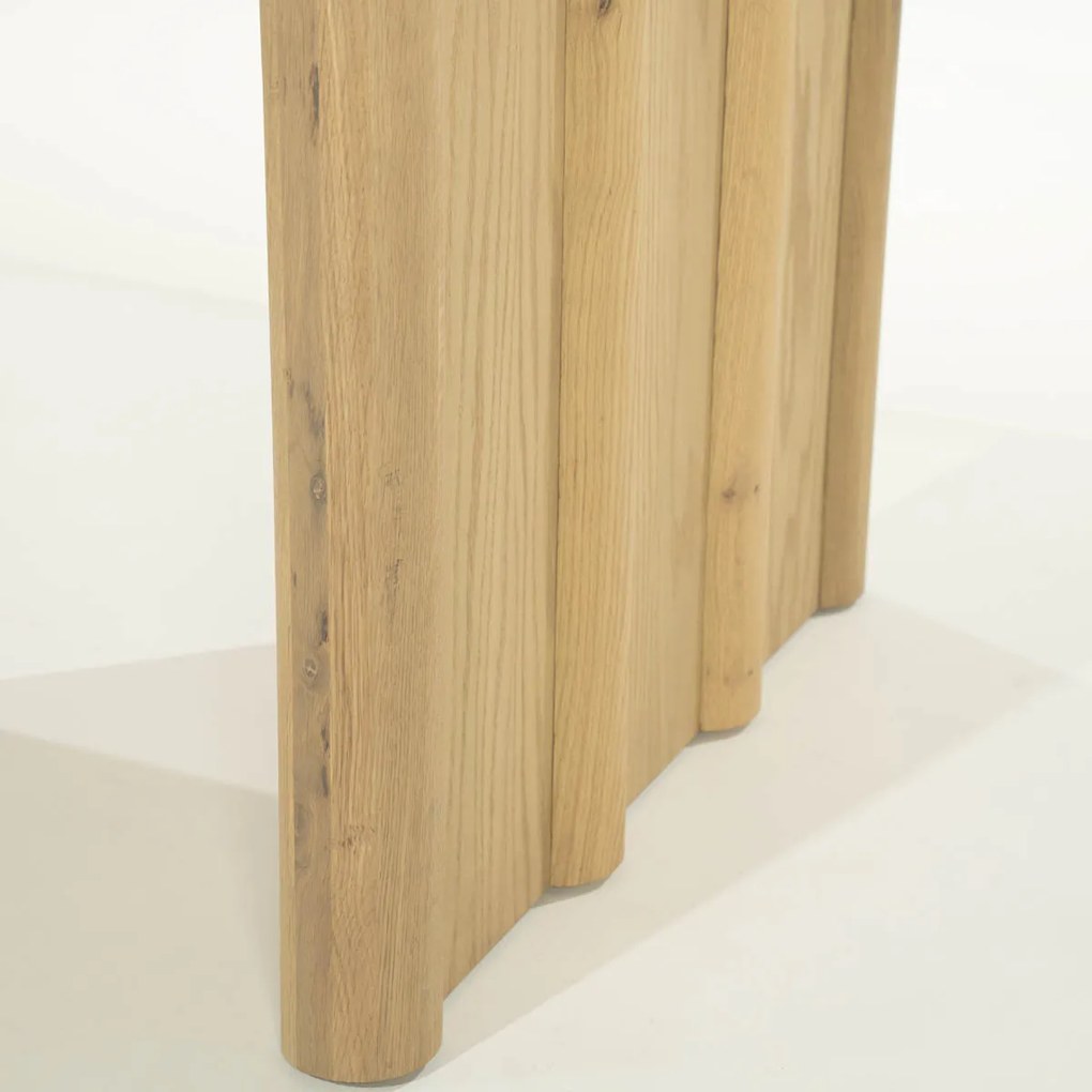 Eleonora Jake Design Eettafel Eiken Naturel 250x100 Cm - 250 X 100cm.