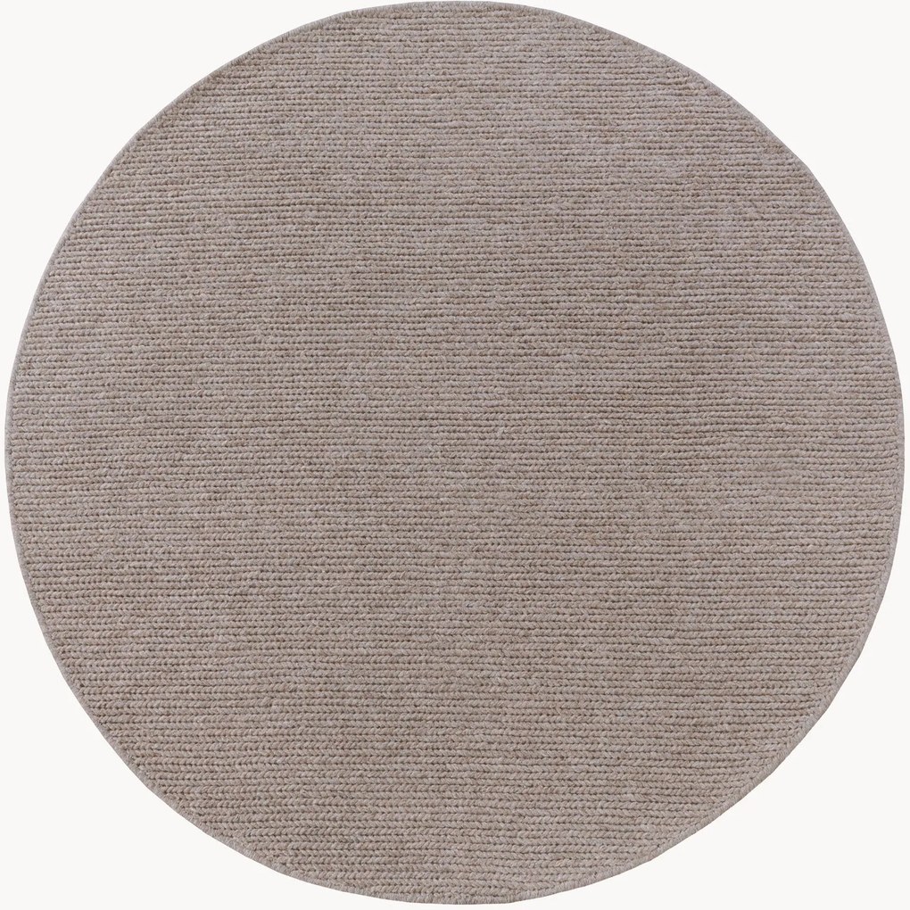 Rond wollen vloerkleed Francois