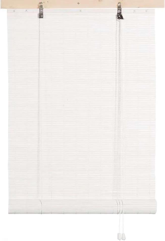 Rolgordijn Bamboe - wit - 150x180 cm - Leen Bakker