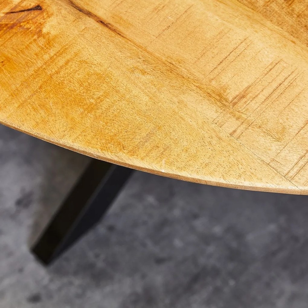 Starfurn Arlington Ronde Eettafel Mangohout 140 Cm - 140 X 140cm.