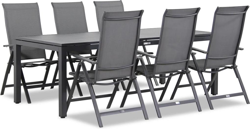Famous Furniture Optimal/Concept 220 cm dining tuinset 7-delig
