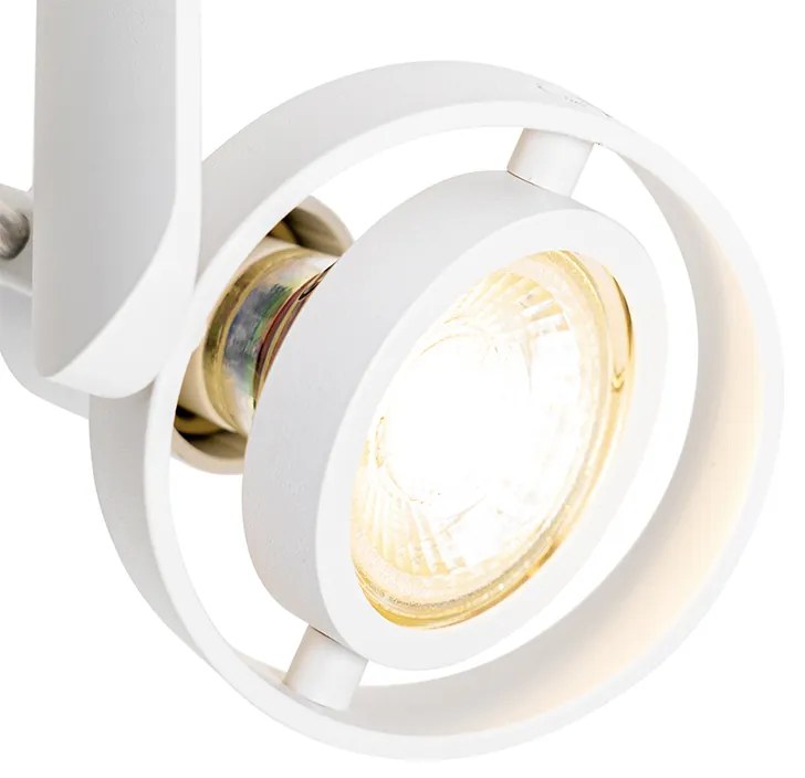 Moderne plafondSpot / Opbouwspot / Plafondspot wit draai- en kantelbaar GU10 50mm - Master Modern GU10 vierkant Binnenverlichting Lamp