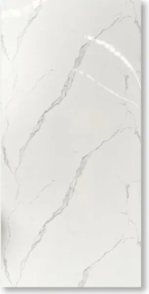 PVC Marmer Wit Glans Bianco Calacata 260x122x0,3cm