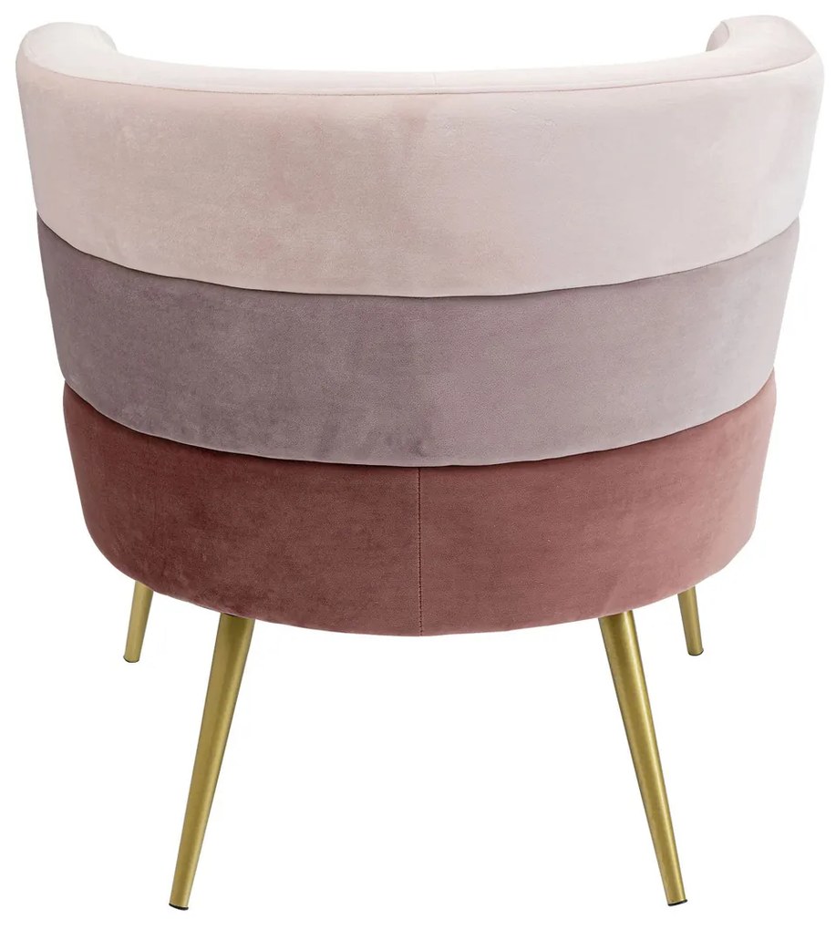 Roze Design Fauteuil Fluweel