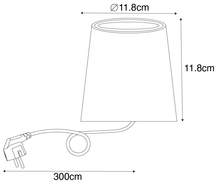 Buitenlamp Moderne tuinspot zwart rond IP65 - Lennard Modern GU10 IP65 Buitenverlichting