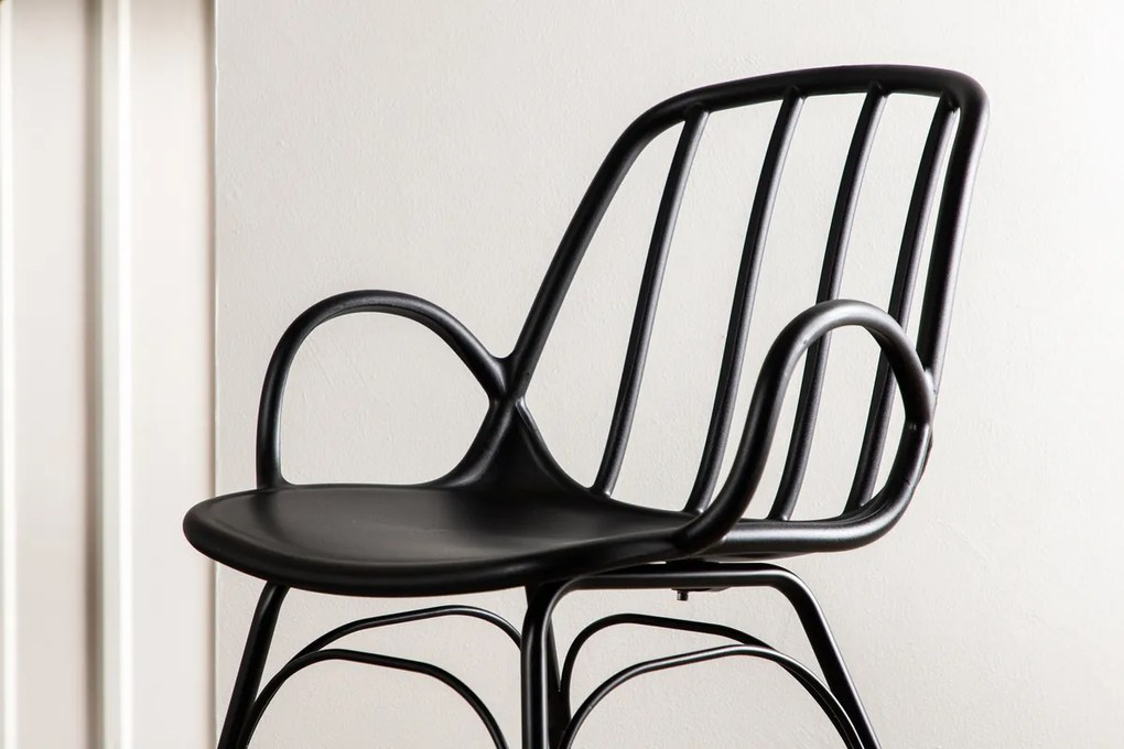 Jörn Eetkamerstoel - Natalia - Zwart - Kunststof - Jörn