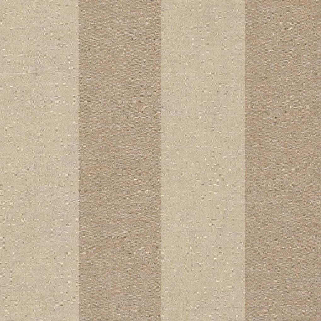 Rivièra Maison - RM Wallpaper Anvers Linen Stripe desert - Kleur: beige