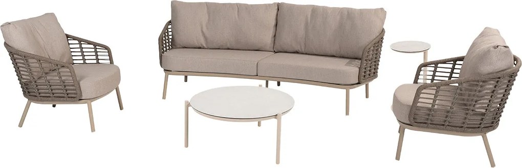 Taste by 4 Seasons Puglia loungeset 5 delig - latte