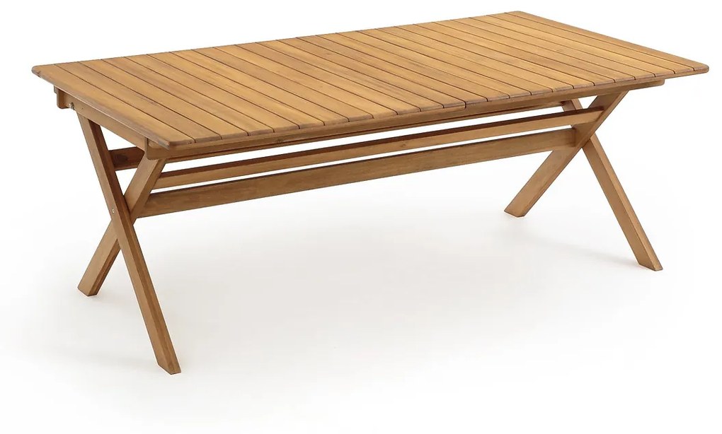 Plooibare tuintafel Réalto, acacia, 2 verlengstukken