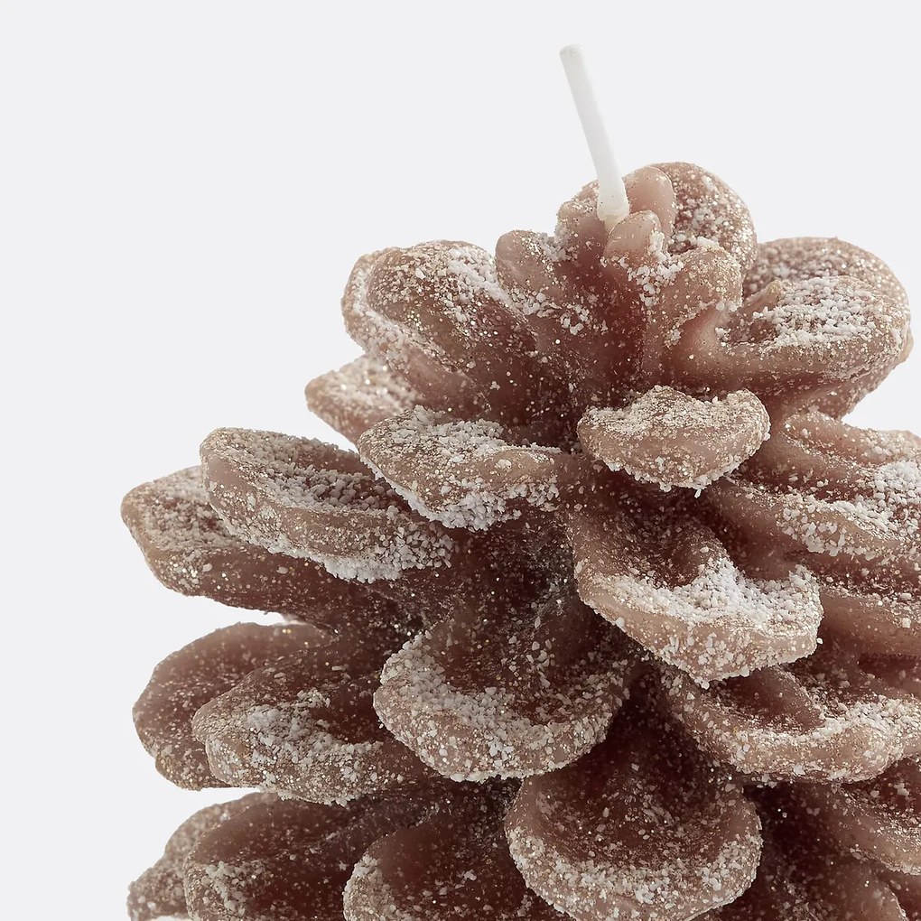 Waskaars, dennenappelvorm, H9,5 cm, Caspar