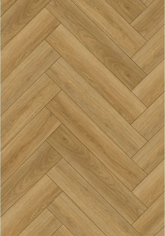 Mexen Chattanooga monster paneel vinyl visgraat SPC 6,5 mm, onderlaag 1,5 mm, 4 V-voeg, Eik - F1178-S