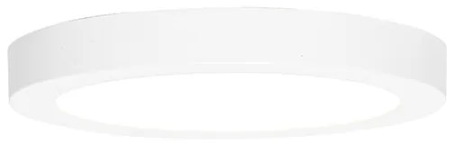 Buitenlamp In- of opbouwspot wit 18 cm incl. LED 3 staps dim to warm - Trans Modern IP44 Buitenverlichting rond Lamp