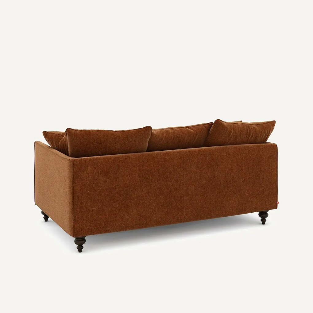 Compacte fluwelen chenille bank, Lazare