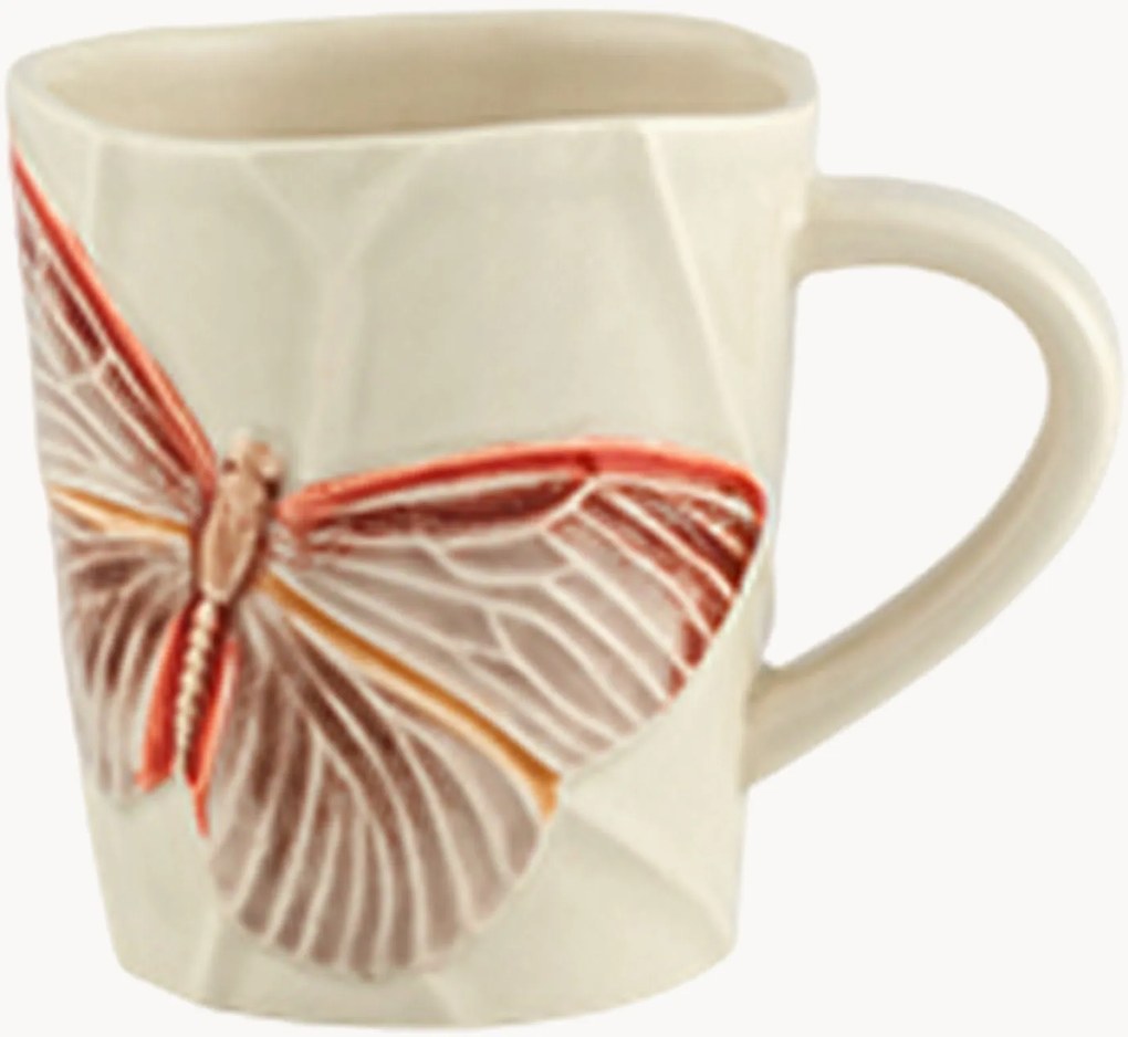 Mokken Cloudy Butterflies van keramiek, 4-delig