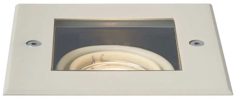 Buitenlamp Moderne grondspot beige GU10 50mm draai- en kantelbaar IP65 - Oneon Modern GU10 IP65 Buitenverlichting vierkant