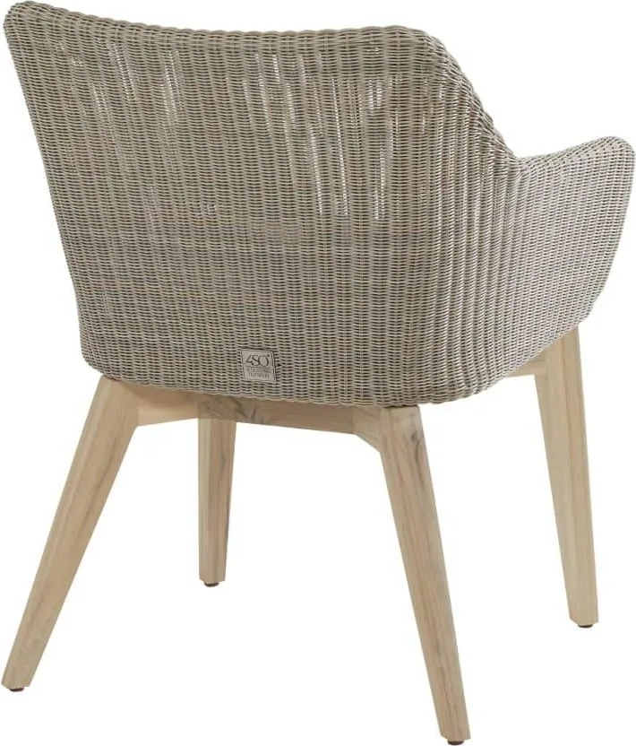 4 Seasons Outdoor Avila tuinstoel polyloom pebble    beige weerbestendig