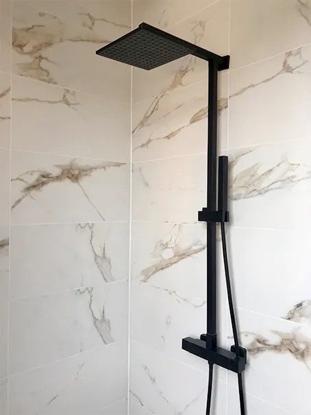 Hoogglans Vloertegel 60x60 Cm Marmerlook Cifre Diamond Gold Brillo RBT06