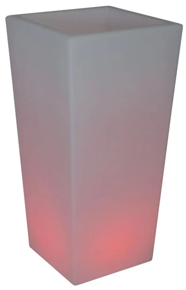 Eurotrail Lamp/bloempot LED oplaadbaar 80 cm