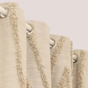 Jasper Katoenen Gordijn Ijsgrijs & 140 X 260 Cm - Sklum