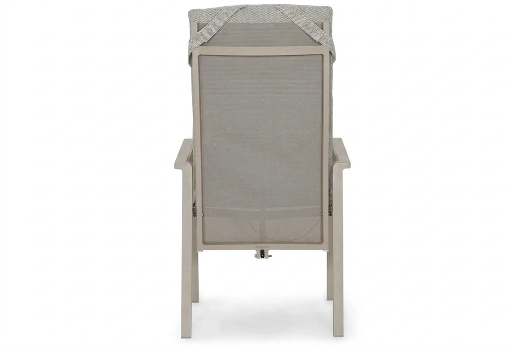 Tuinset 4 personen 909 cm Aluminium Zand/Beige Lifestyle Garden Furniture Vivaro/Creta