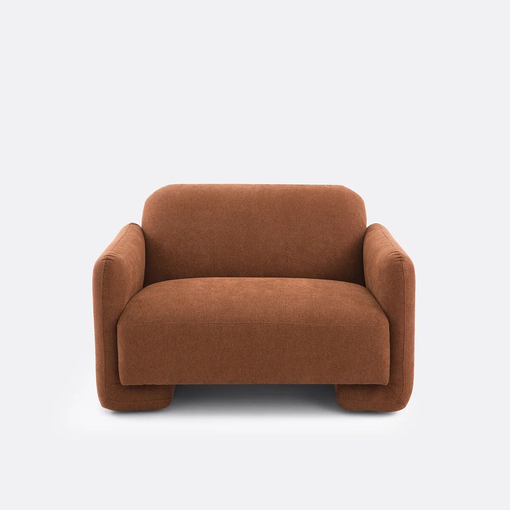 Fauteuil in getextureerde stof