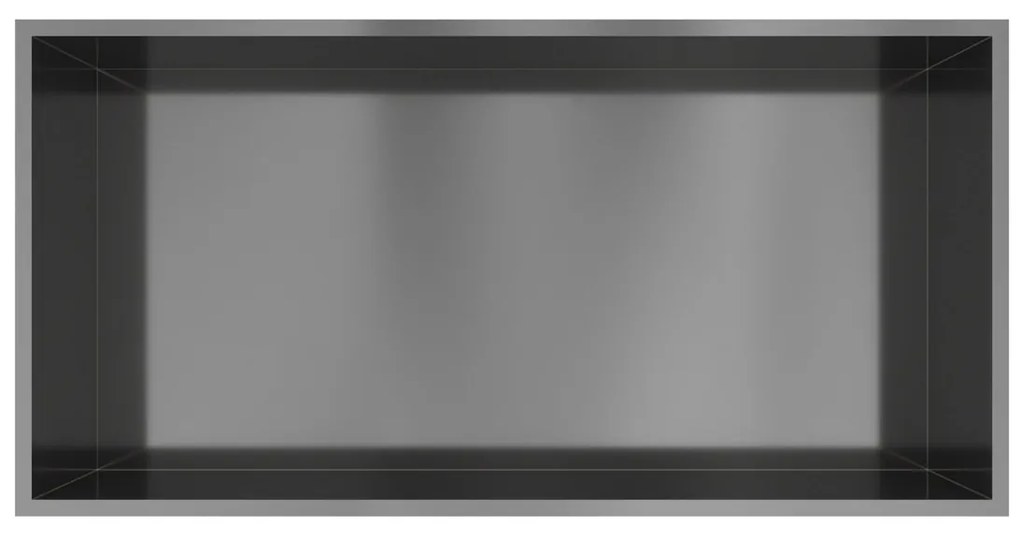 Hotbath &More inbouwnis 30x60x10cm geborsteld gunmetal PVD