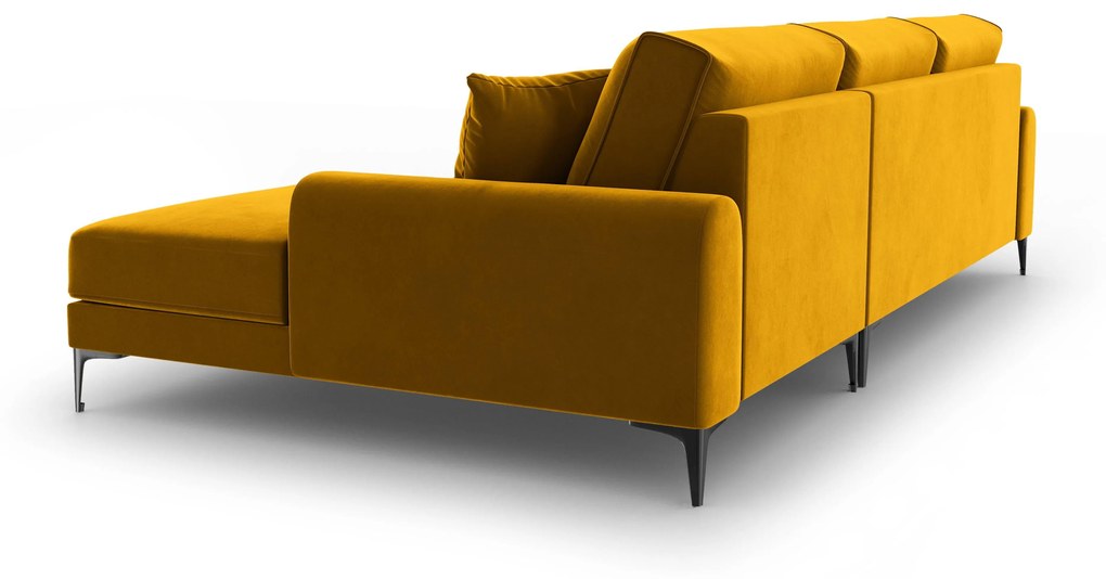 4.5-zitshoekbank Madara rechts velvet | Mazzini Sofas