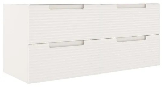 Adema Prime Balance Wastafelonderkast - 120x55x44.9cm - 4 lades - Geintegreerde greep - MDF - mat cotton (beige) 88168_2x