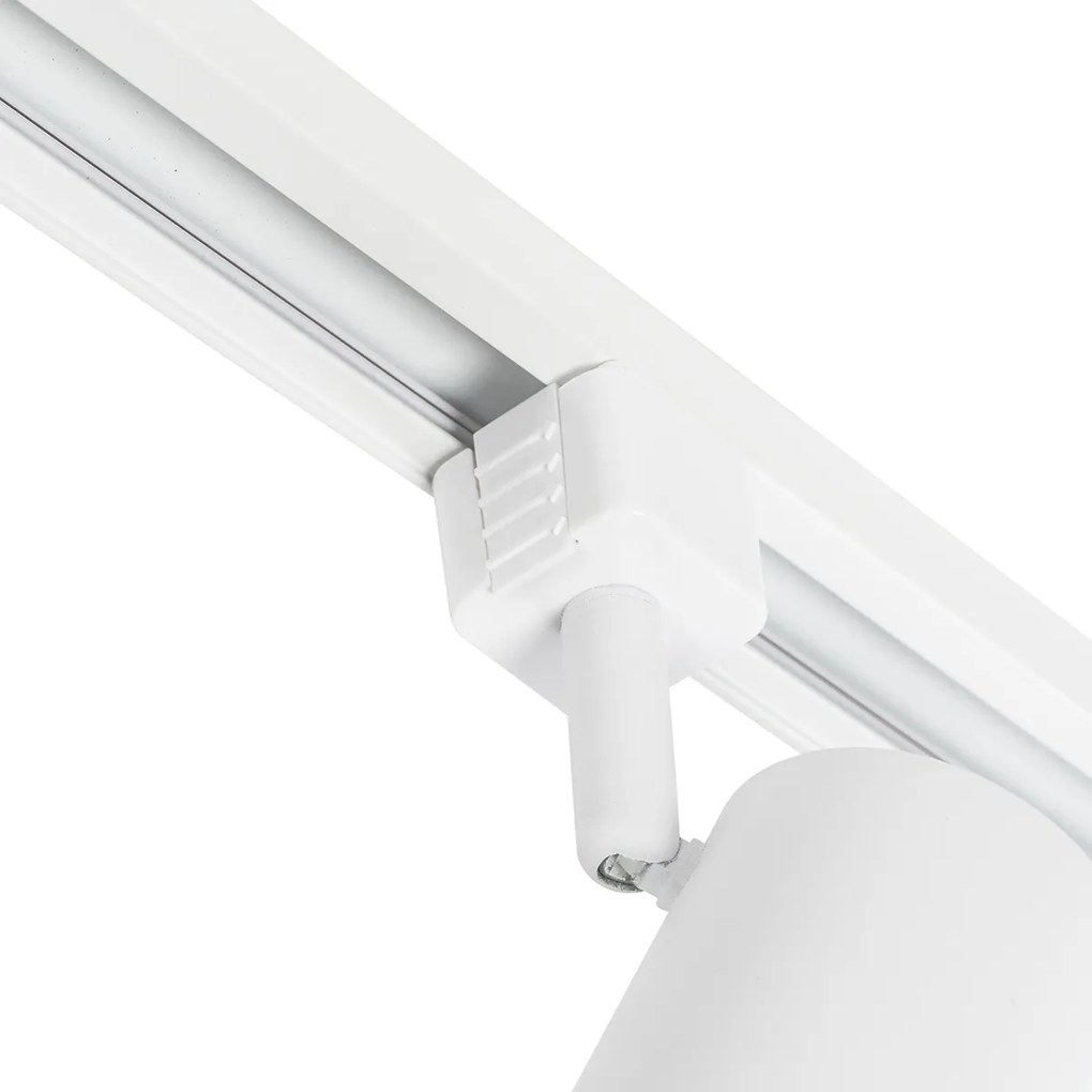 Smart railsysteem met 10 spots wit 1-fase incl. 10 Wifi GU10 50mm - Iconic Jeana