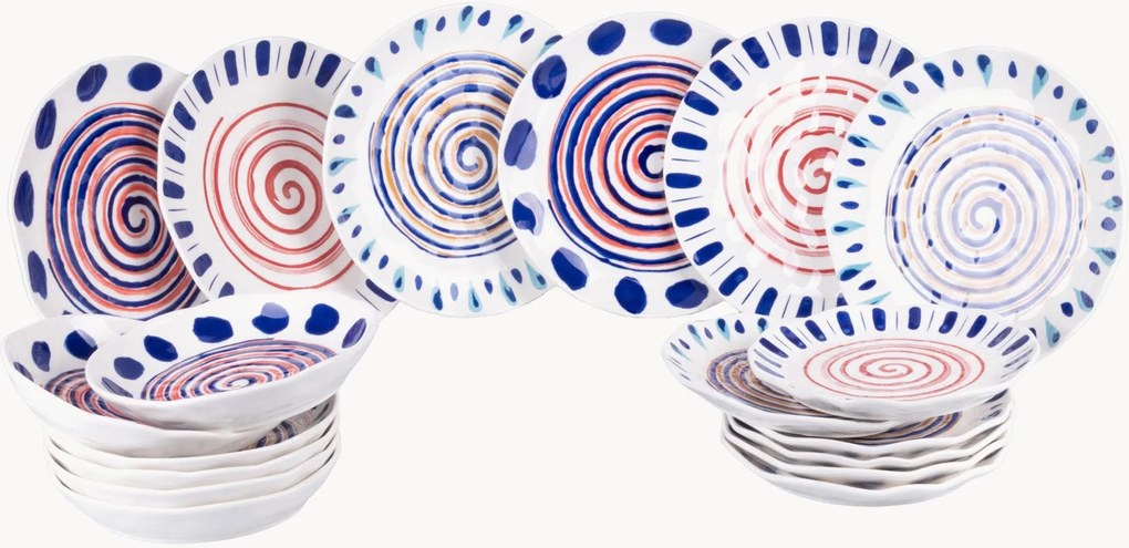 Serviesset Sahara, 6 personen, 18-delig