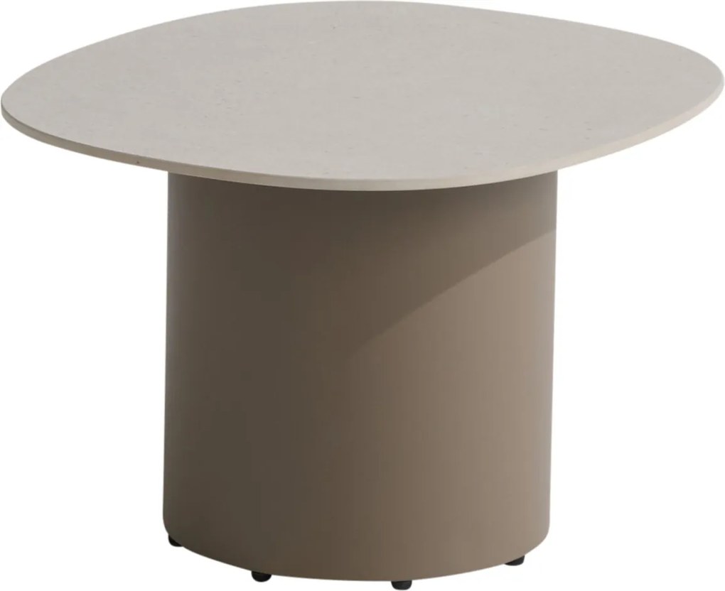 Sofie lounge tuintafel 50x60xH35 cm keramiek oyster mocca 4 Seasons Outdoor