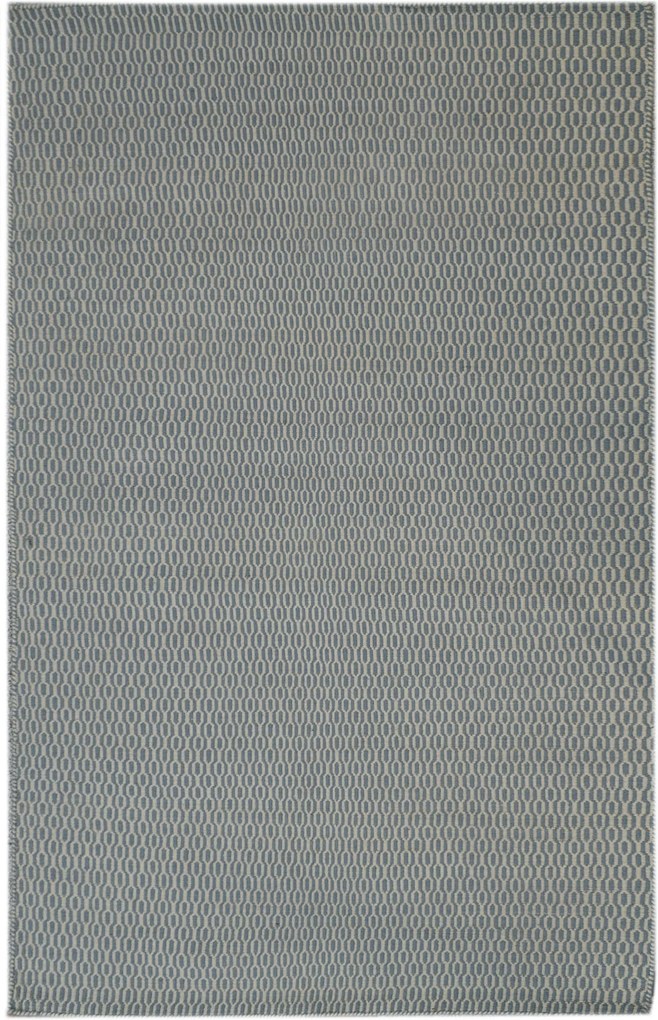 Bakero | Vloerkleed Tijn Laagpolig lengte 100 cm x breedte 150 cm x hoogte 0,40 cm lichtblauw vloerkleden wol vloerkleden & woontextiel vloerkleden