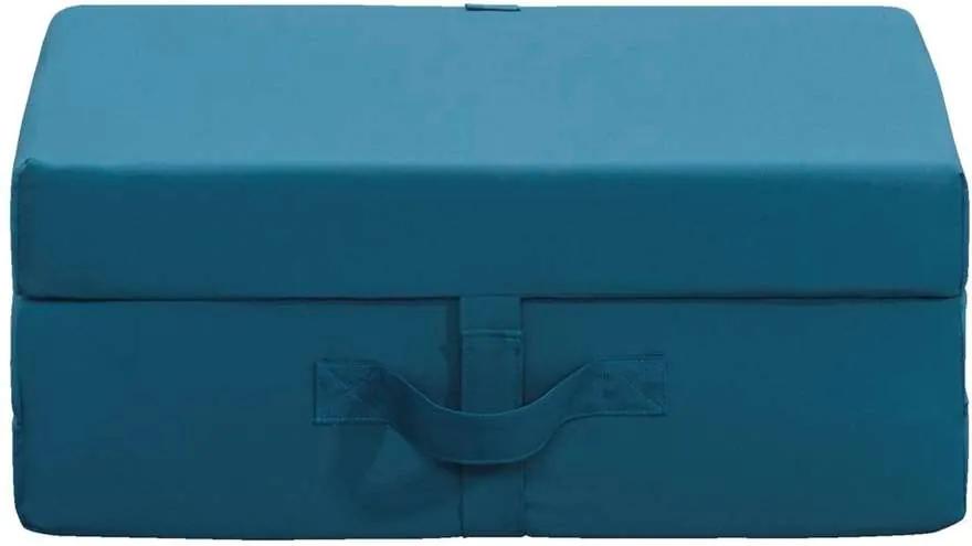 Opvouwbaar matras Rumba - blauw - 70x190x9 cm - Leen Bakker