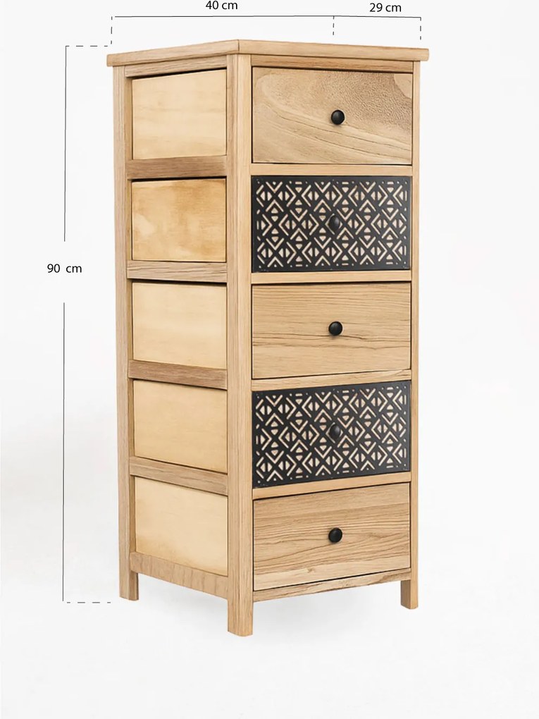 Tiladon Brede Ladekast 5 Laden