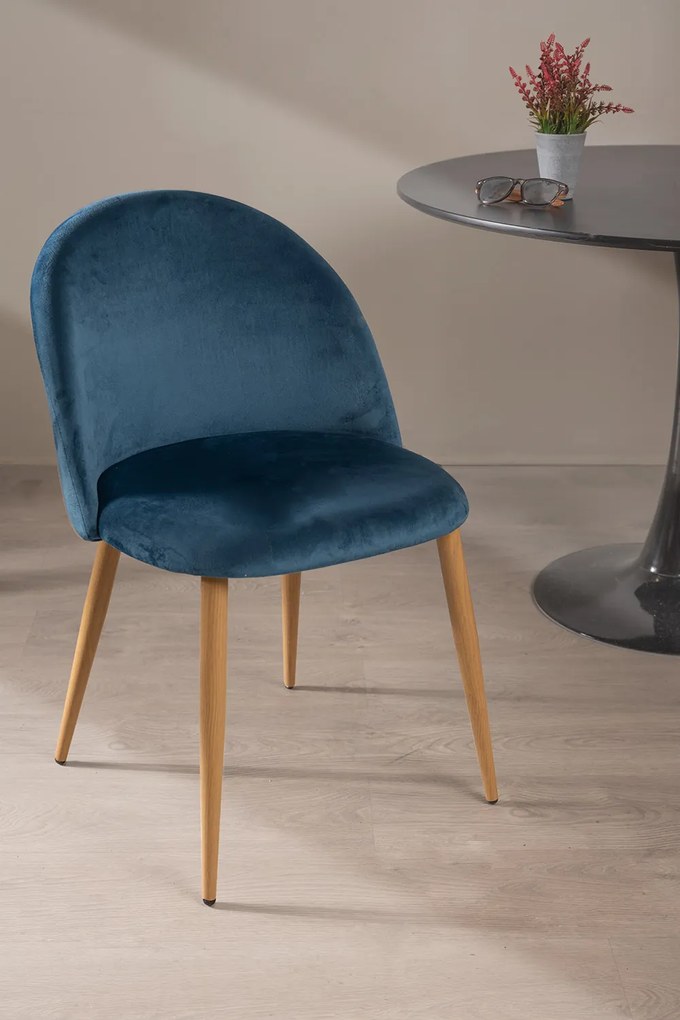 Vint Fluwelen Stoel