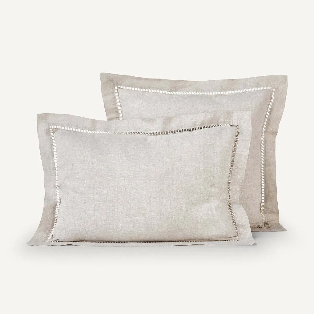 Kussensloop in gewassen linnen, Scala