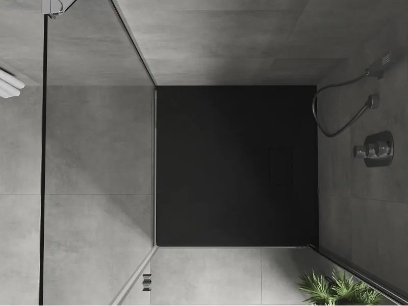 Mexen Hugo Vierkante douchebak SMC 90 x 90 cm, zwart - 42709090