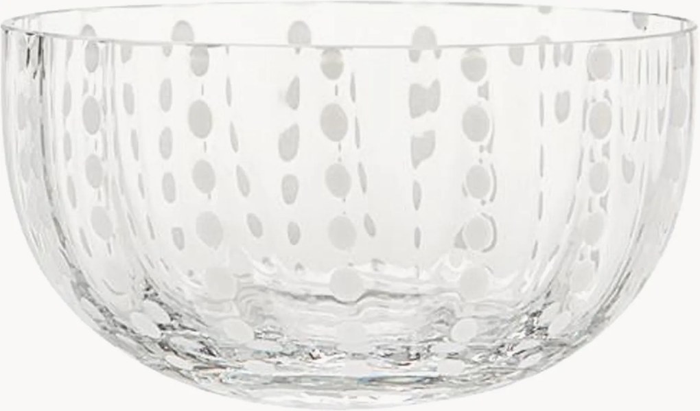 Handgemaakte kleine glazen schalen Perle, 6-delig