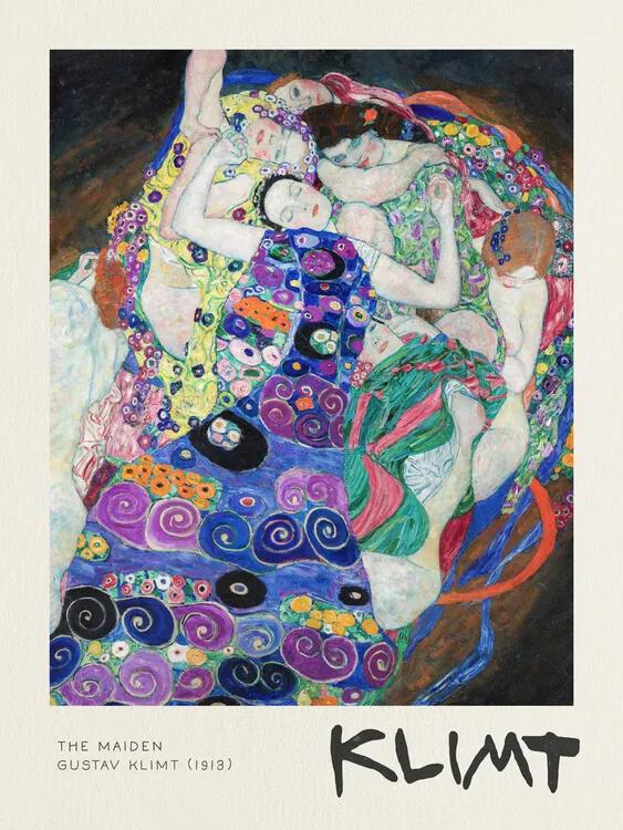 Kunstreproductie The Maiden - Gustav Klimt