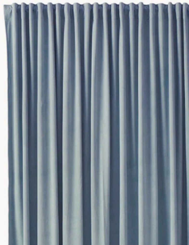 Fluwelen dim-out gordijn Nora met multiband, B 290 cm