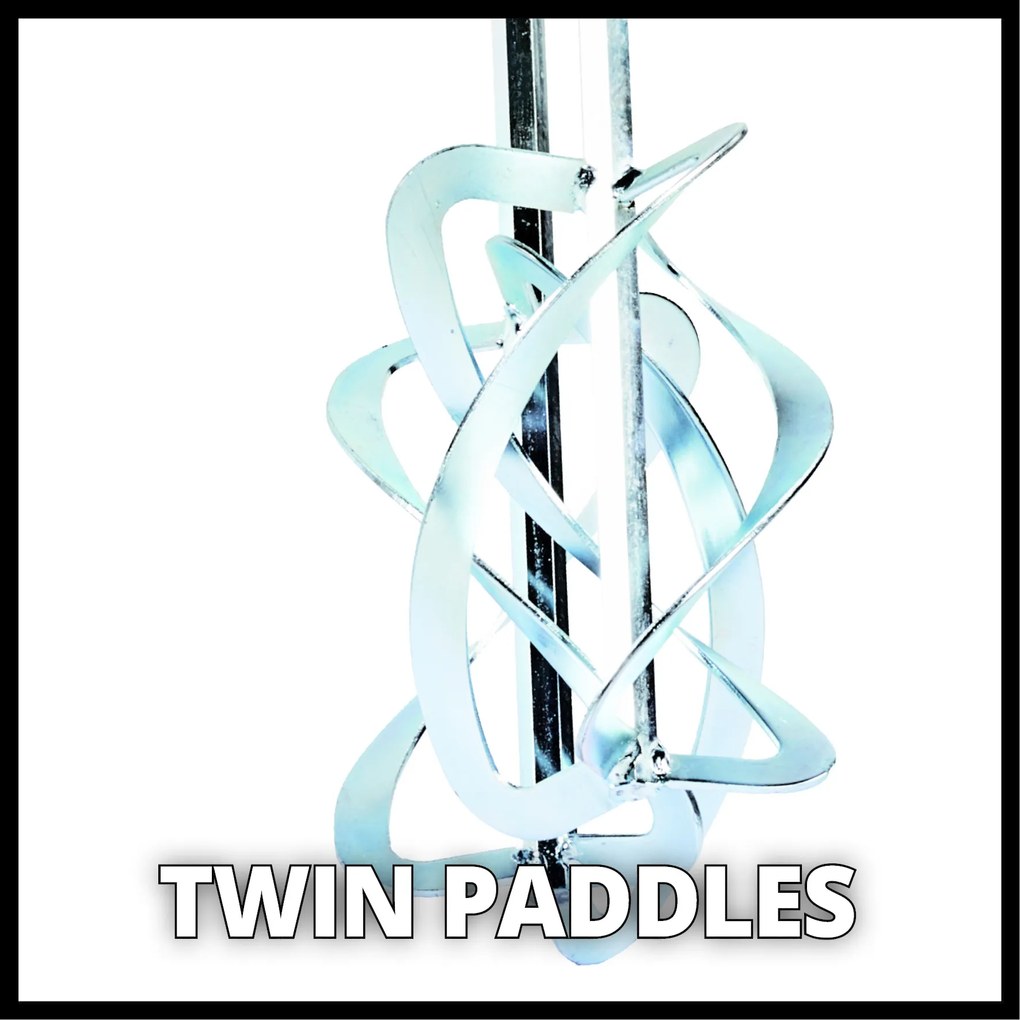 Einhell TE-MX 1600-2 CE Twin Verf- en mortelmenger