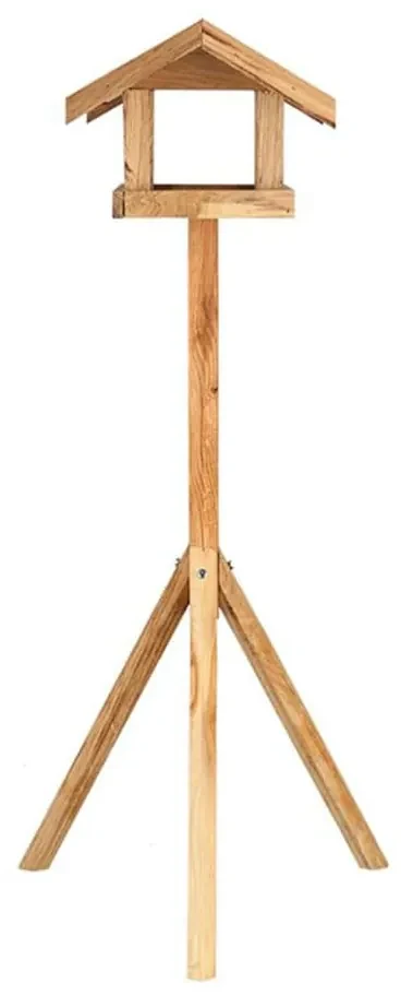 Esschert Design Vogelvoederhuisje met rechthoekig dak staal
