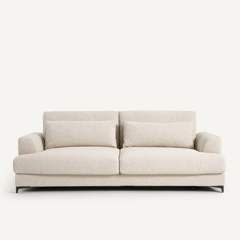 Omvormbare 4-zitsbank in bouclé, Marsile